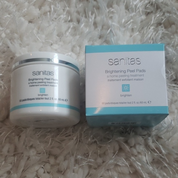 sanitas brightening peel pads